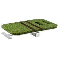 Power Drive Turf Pitcher's Plate - Men's - Green / Silver
