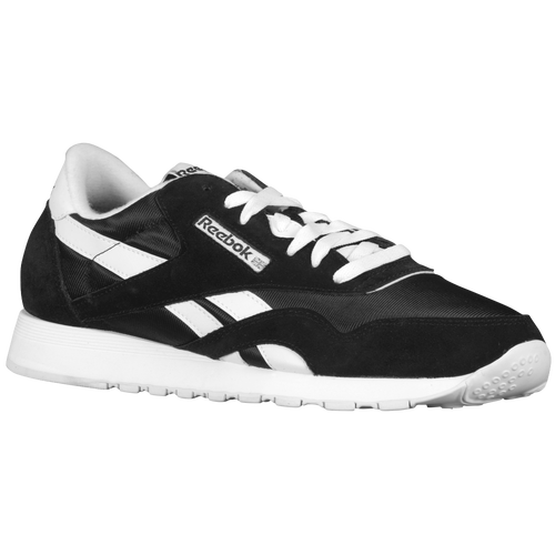 mens reebok classic nylon black