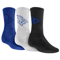 Nike 3 Pack Dri-Fit Fly Crew 1 Sock - Men's - Blue / White