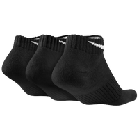 Nike 3 Pack Moisture MGT Cushion Low Cut Sock - Men's - Black / Black