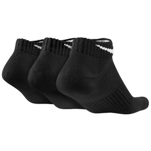 Nike 3 Pack Moisture MGT Cushion Low Cut Sock - Men's - Black/White
