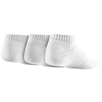 Nike 3 Pack Moisture MGT Cushion No Show Sock - Boys' Grade School - All White / White