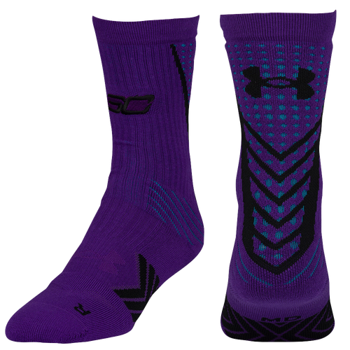 under armour curry undeniable socks men s stephen curry pride purple 