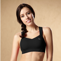 Moving Comfort Juno High-Impact Sports Bra - Women's - All Black / Black
