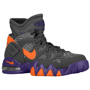 Nike Air Max 2 Strong - Men's - Charles Barkley - Dark Grey/Court Purple/Electro Orange