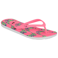 Nike Solarsoft Thong II Print - Women's - Pink / Light Green