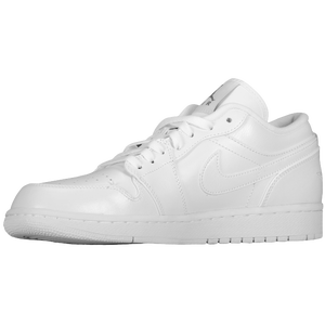 Jordan AJ1 Low - Men's - White/White/White