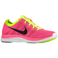 Nike Flyknit Lunar 1 + - Women's - Pink / Light Green