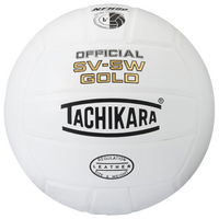 Tachikara SV-5W Gold Volleyball - White / White