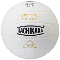 Tachikara SV-5WS Volleyball - White / White