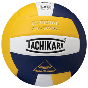 Tachikara SV-5WSC Volleyball - Gold/White/Navy
