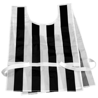 Athletic Specialties Sideline Official Pinnies - Men's - White / Black