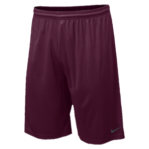 Nike Team Fly 10" Short - Men's - Dark Maroon/Matte Silver