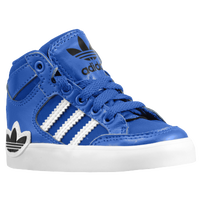 adidas Originals Hard Court Hi - Boys' Toddler - Blue / White