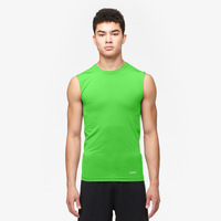 Eastbay EVAPOR Sleeveless Compression Crew - Men's - Light Green / Light Green