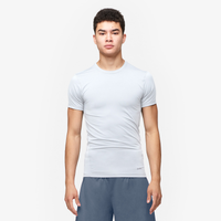 Eastbay EVAPOR Compression Crew - Men's - All White / White