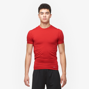 Eastbay EVAPOR Compression Crew - Men's - Red-Scarlet