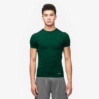 Eastbay EVAPOR Compression Crew - Men's - Dark Green / Dark Green