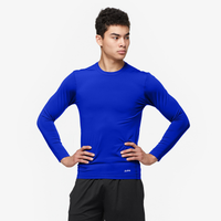 Eastbay EVAPOR Long Sleeve Compression Crew - Men's - Blue / Blue