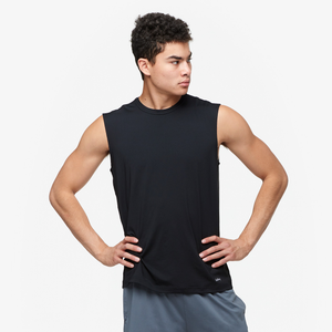 Eastbay EVAPOR Fitted Sleeveless Crew - Men's - Black