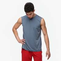 Eastbay EVAPOR Fitted Sleeveless Crew - Men's - Grey / Grey