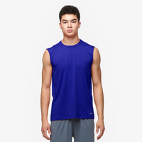Eastbay EVAPOR Fitted Sleeveless Crew - Men's - Blue / Blue