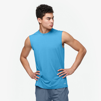 Eastbay EVAPOR Fitted Sleeveless Crew - Men's - Light Blue / Light Blue
