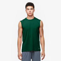 Eastbay EVAPOR Fitted Sleeveless Crew - Men's - Dark Green / Dark Green