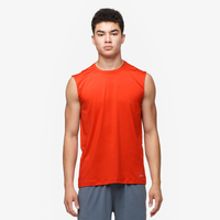 Eastbay EVAPOR Fitted Sleeveless Crew - Men's - Orange / Orange