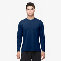 Eastbay EVAPOR Fitted Long Sleeve Crew - Men's - Navy / Navy