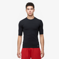 Eastbay EVAPOR Half Sleeve Compression Top - Men's - All Black / Black