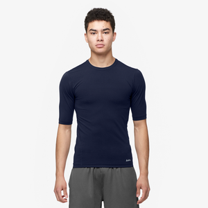 Eastbay EVAPOR Half Sleeve Compression Top - Men's - Navy