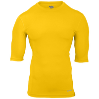 Eastbay EVAPOR Half Sleeve Compression Top - Men's - Gold / Gold