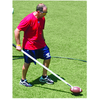 Fisher Athletic Team Football On A Stick - Men's - White / Black