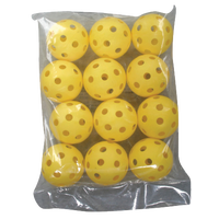 Champro Softball Size Plastic Practice Balls - Yellow / Yellow