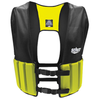 Schutt Lightweight Varsity Rib Vest - Men's - Black / Light Green