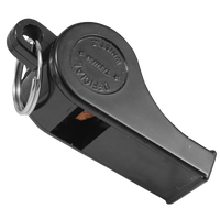 Athletic Specialties Plastic Whistle - Men's - All Black / Black