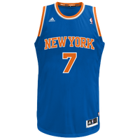 adidas NBA  Revolution 30 Swingman Jersey - Men's - Carmelo Anthony - New York Knicks - Blue / Orange