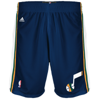 adidas NBA Swingman Short - Men's - Utah Jazz - Navy / Gold