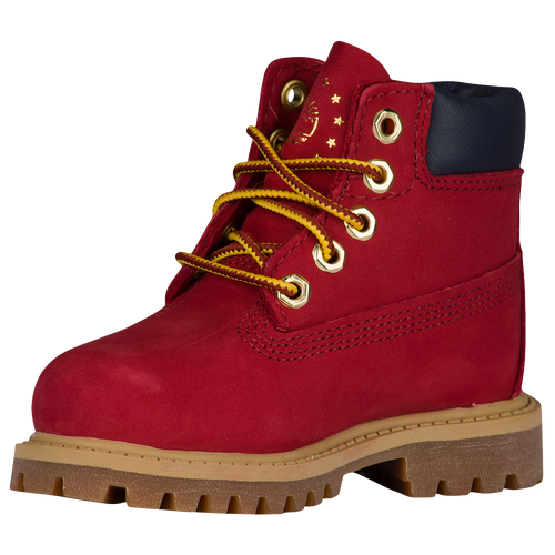 baby red timberland boots