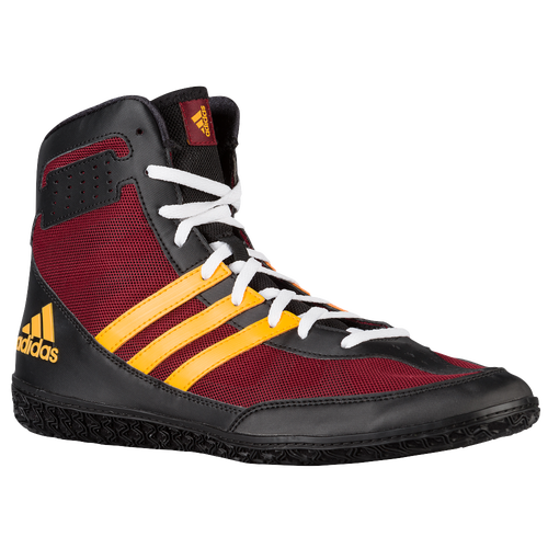 adidas Mat Wizard Men's Wrestling Shoes Burgundy/Gold/Black