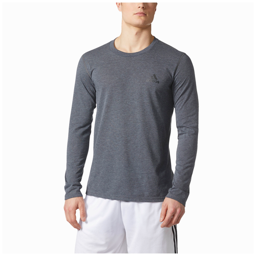 adidas long sleeve grey top