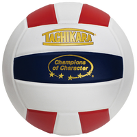 Tachikara NAIA Competition Premium Lthr V-Ball - White / Red