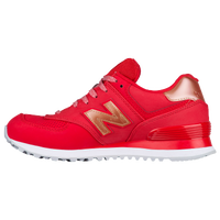 new balance red and gold