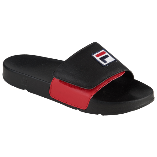 Fila Drifter Strap - Men's - Casual - Shoes - Black/White/Red