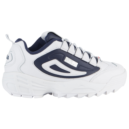 Fila Disruptor III - Women's - Casual - Shoes - White/Navy/Red