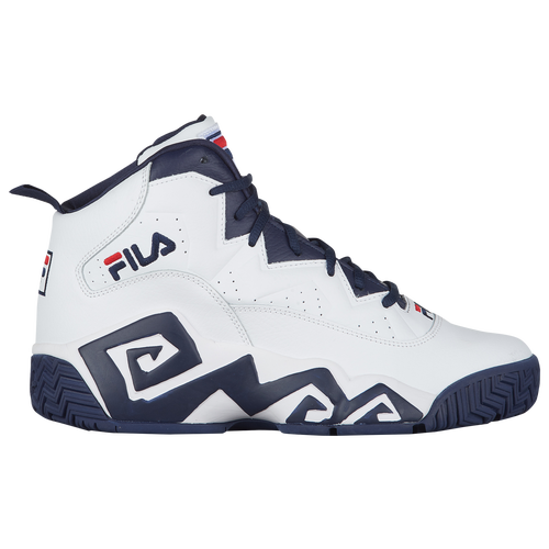 Fila MB - Men's - Casual - Shoes - White/Navy/Red