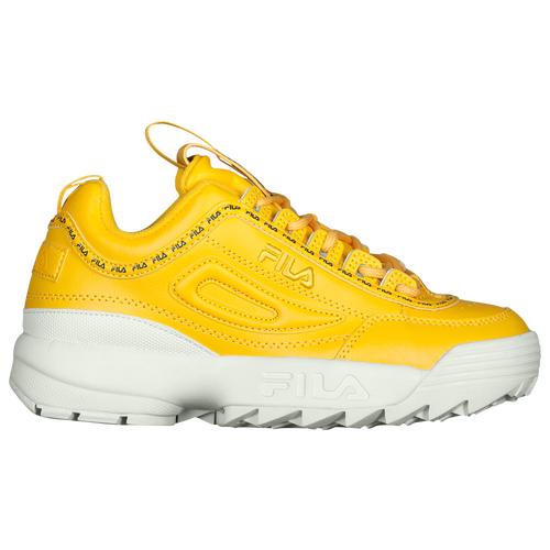 fila disruptor orange white