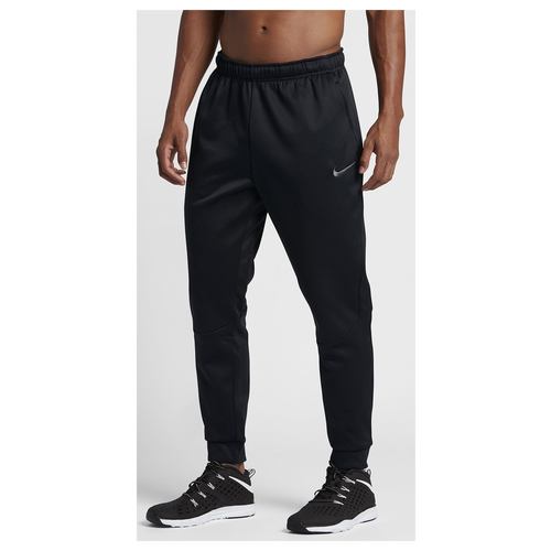 Nike Therma Tapered Pants - Men's - Training - Clothing - Black/Dark Grey