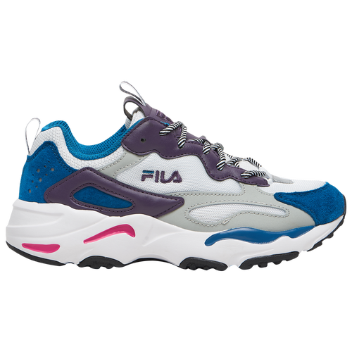 Fila Ray Tracer - Women's - Casual - Shoes - White/Purple/Teal